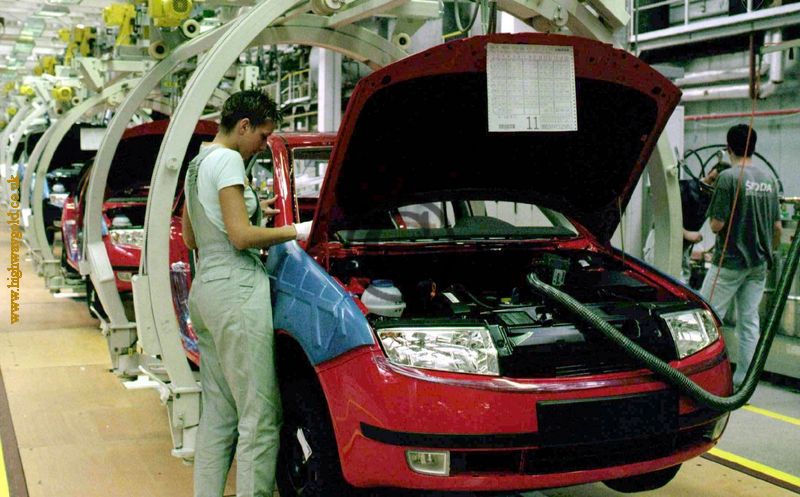 Skoda Car Assembly Line