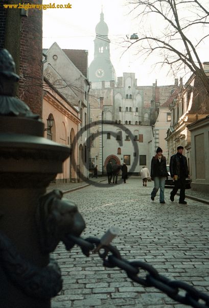 Klostera street in Old Riga 