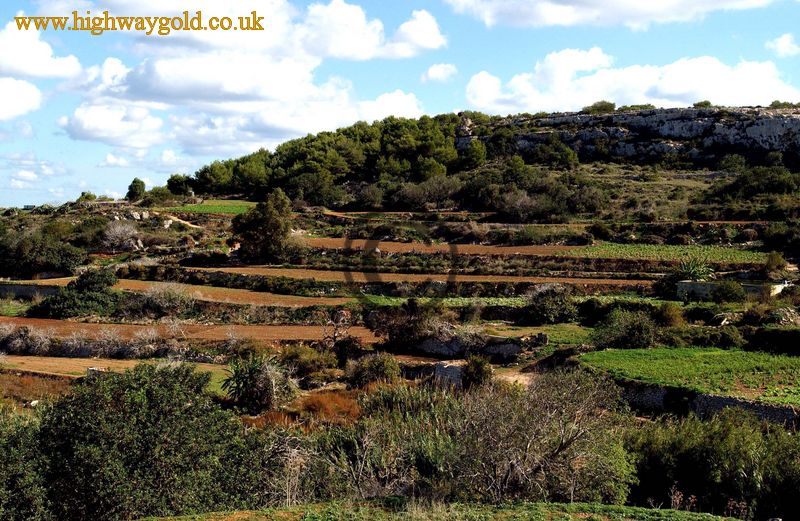 View of the Countryside near Bidnija
