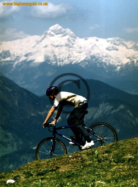 Mountain Biker in Kranjska Gora