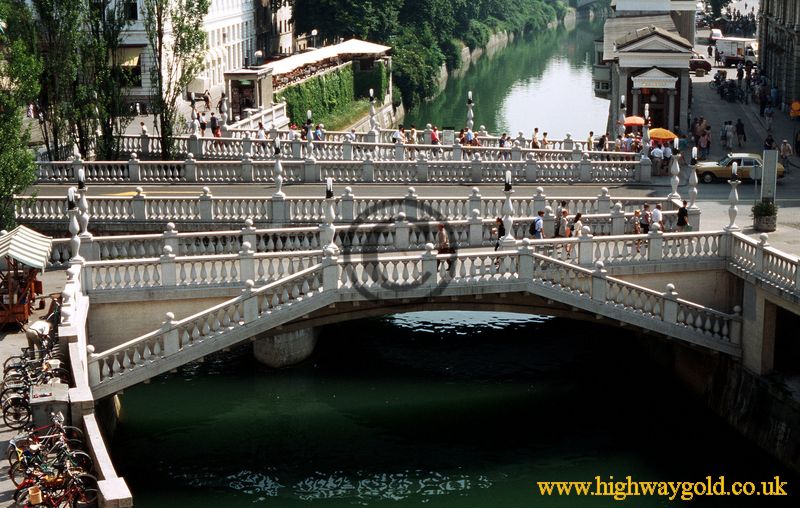 The Tromostovje (Three Bridges) 