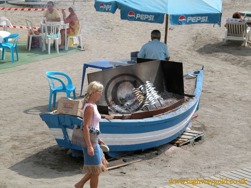 Sardines on the Barbecue
