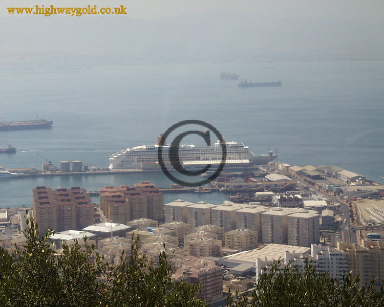 Cruise Ship Docked at the Port