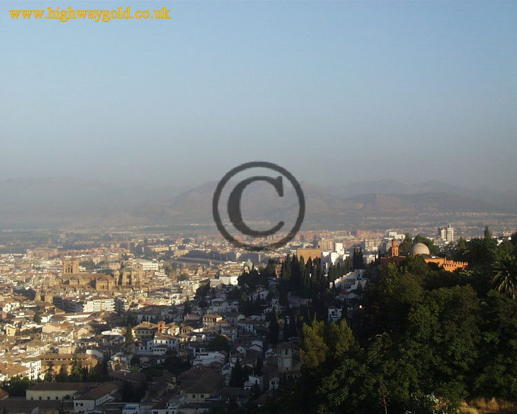 View across the city