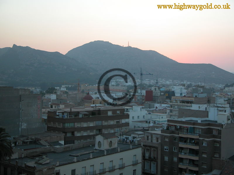 Hazy Sunset over Cartegena