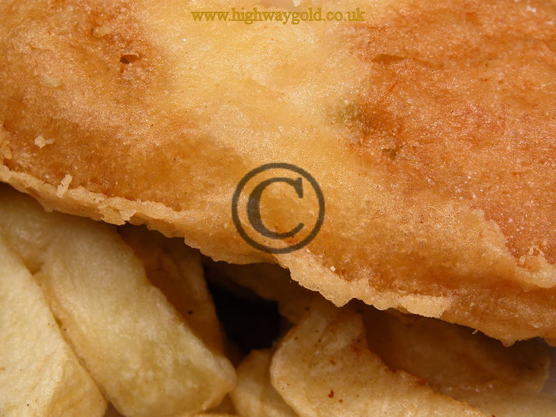 Battered Cod and Chips