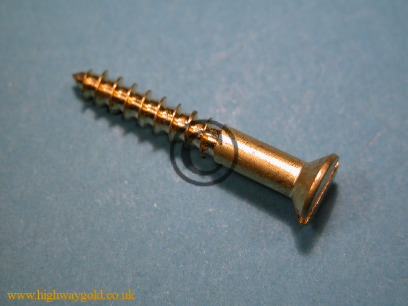 Brass Woodscrew
