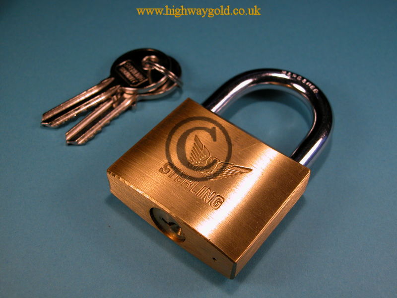 Padlock and Keys