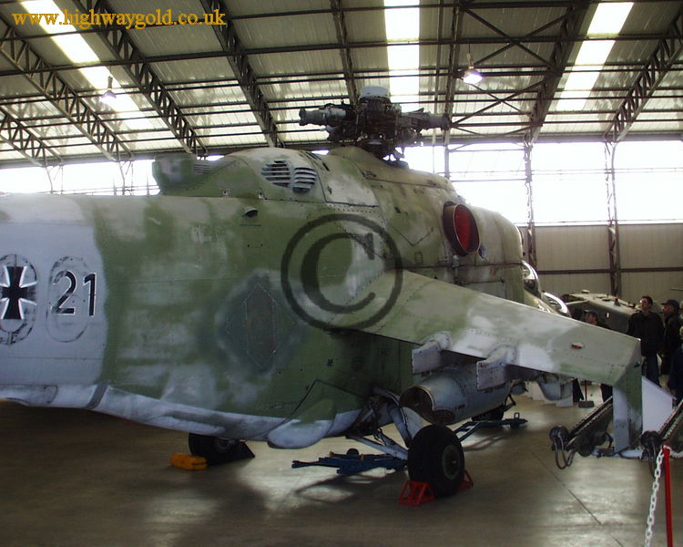 Russian made assault transport and gunship.