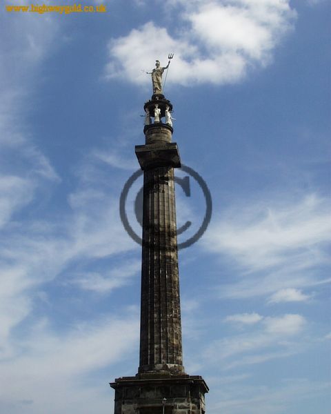 A 144 feet high monument to Nelson erected in 1819