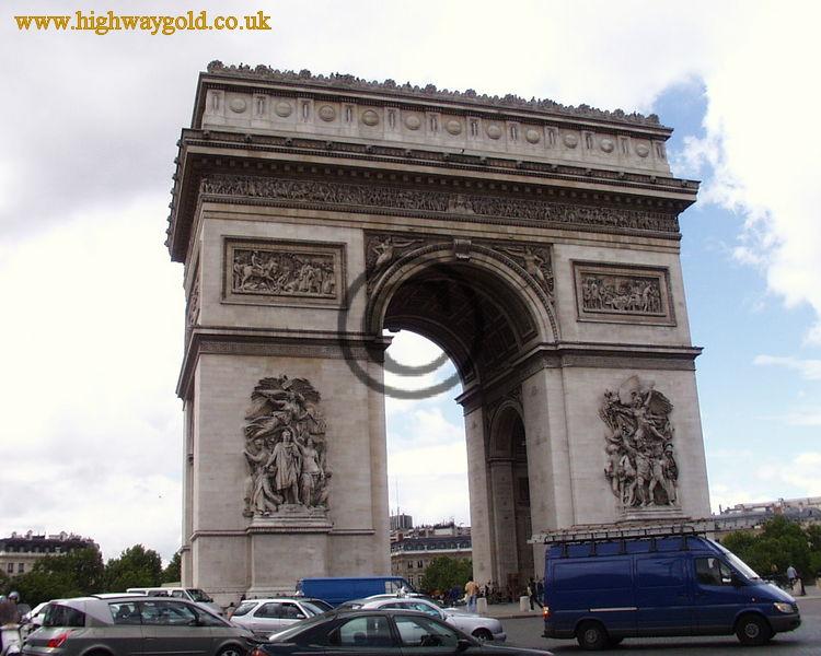 The Arc de Triomphe
