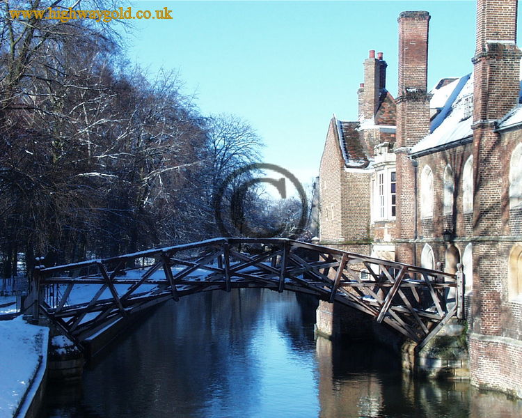 Bridge over river Cam, Cambridge