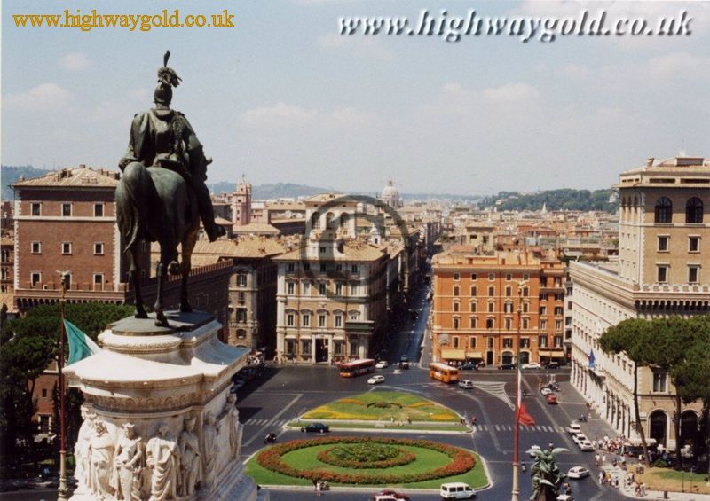 View across the Piazza from the monument