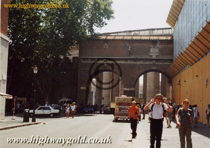 View towards Piazza San Pietro
