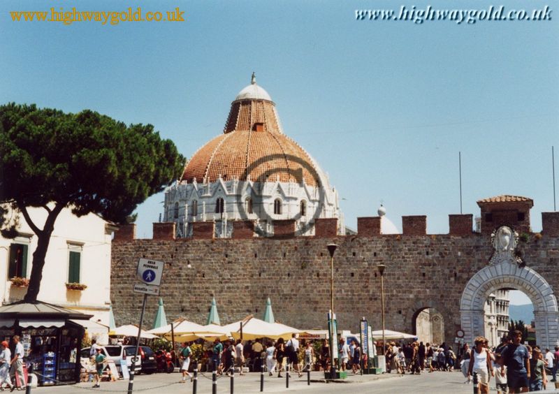 View towards the Baptistry