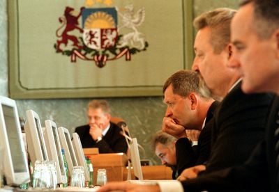 Cabinet session in Riga