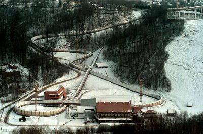 Luge and bobsleigh run in Sigulda