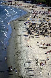 Mamaia Beach on the Black Sea