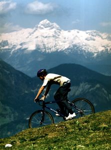 Mountain Biker in Kranjska Gora