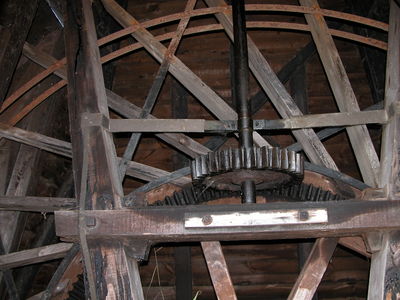 View inside the Wicken Fen Windpump
