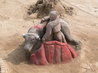 Matador sand sculpture