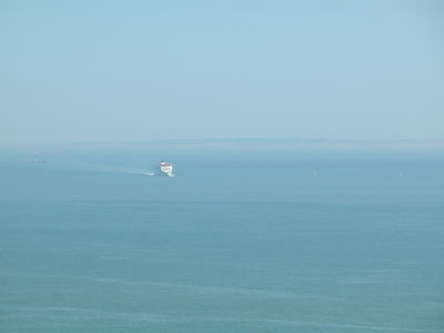 View across to France