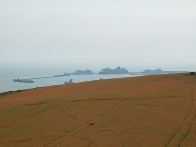 View of Dover Port