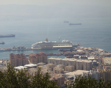 Cruise Ship Docked at the Port