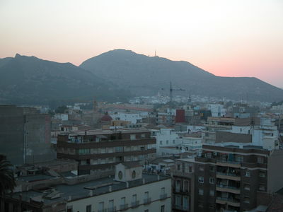 Hazy Sunset over Cartegena
