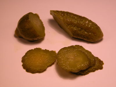 Sliced Picked Gherkin