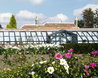 The restored glasshouse in the Walled Garden