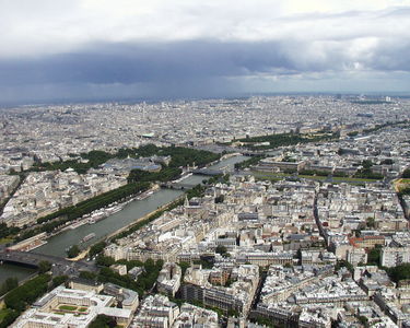 View across the city of Paris