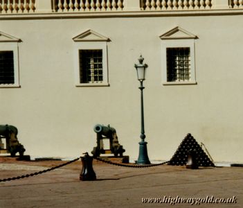 Displayed outside the Prince's Palace