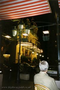 Viewed from the Cafe de Paris