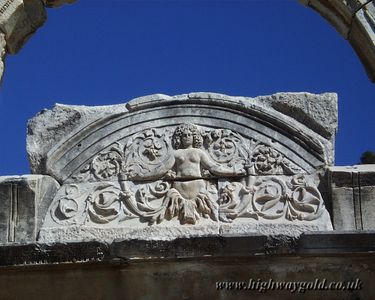 Relief of Medusa in the Temple of Hadrian